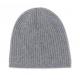 Comfortable Mens Cashmere Beanie Hat , Character Rib Knit Hat For Winter