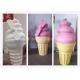 Pink Color Artificial Fiberglass Decoration Ice Cream Cone For Shipping Centre