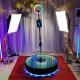 Portable 360 Spin Video Booth LED Selfie Live Photo Booth Wedding Slow Motion