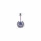 Hot sale body piercing jewelry fashion navel belly button ring