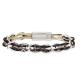 Boho Style White Point Leather Stackable Bracelet Set Handmade For Anniversary Gift