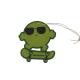 Hanging Shaped Green Promotional REACH Paper Car Air Freshener