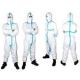 Non Woven Medical Disposable Protective Suit With Hood For Insulation Suppliers