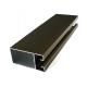 Bronze Anodized Aluminum Profiles Trailer Doors Windows Frame T5 6063 Corrosion Resistant