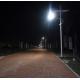 100 watt Solar and wind hybrid energy street lights with Silicon battery 100A - 120A