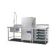 220V/380V 9.8KW automatic kitchen high efficient energy saving restaurant hood type hotel industrial commercial dishwasher