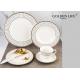 Porcelain 20-pc Dinnerware Set ' Clovers ' For 4, New Bone China Porcelain