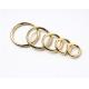 Rust Resistant Spring O Rings Alloy Trigger Round Snap Buckle For Dog Leashes