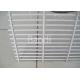 White PVC Coated Wire Mesh Security Fencing 2.4m Height For Factory Machine Guards