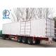 Classical CIVL 3 Axles High Coloumn Cargo Semi Trailer Trucks Option Demission
