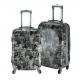 Steel Trolley System 210D Print Luggage Sets