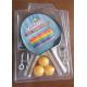 Simple Good Table Tennis Bats Set With Post / Net 3 Balls Blister Packing
