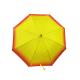 8 Fiberglass Ribs Rubber Handle Compact Golf Umbrella