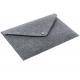 Hot selling unique design gray OEM design folder shape laptop felt bag. size IS a4. 3mm microfiber material