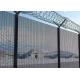 Oem 358 Security Fencing Powder Coated Green Color For Railway Station