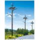 Steel Smart Solar Street Light 100w Save Energy IP65 Grade