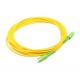 FTTH Indoor SC APC to Sm SC G657A2 Simplex Fiber Optic Patch Cord for Video Streaming