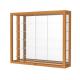 Simple Retail Wall Display Shelves Solid Wooden Wall Display Cases Heirloom Series