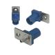 FAKRA PCB Connector Blue Color C Code Fakra Smb Connectors For Car Gps Antenna