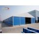 Solid Sidewall Warehouse Tent , Aluminum Structure Long Life Span Building