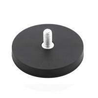 OEM ODM Rubber Coated Pot Magnet Customized  Size Erosion Resistant
