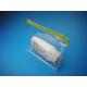 PVC Plastic Poly Pouches For Cosmetics Packaging With Slider Zipper