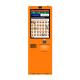 touch self ordering kiosk with ticket machine for restaurant