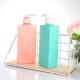 Pink 500ml Cuboid Shape Shampoo Pump Dispenser Bottle