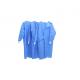 Adult Blue PP Hospital Disposable Sterile Gowns