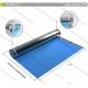 silver  Aluminum Film 3mm blue IXPE Underlay Roll For Laminate Flooring
