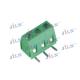 Green Color 5.0 mm Screw Terminal Blocks Female Right Angle Type