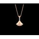 DIVAS’ DREAM necklace in 18 kt pink gold with pavé diamonds. Ref. 350063 CL856961