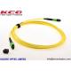 24 Core MPO / APC Single Mode SM 9/125 Optical Fibre Patch Cord PVC LSZH Type A Type B Type C