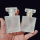 50ml Frosted Spray Square Glass Perfume Bottles With Silver Pump
