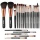 22 Pieces Wood Handle High Quality Makeup Brushes Fan Brush best make up brush