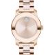 Women's Bold Ceramic Pale Rose Gold Ion-Plated Steel Case and Bracelet with Blush Ceramic Centerlinks, Rose Gold