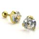 Fashion High Quality Tagor Jewelry Stainless Steel Earring Studs Earrings PPE283