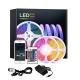 Indoor Decoration 5m 10m RGB LED Strip Lights with IR Control and Waterproof SMD 5050