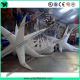 Pure White Inflatable Giant Star For Outdoor Event