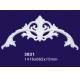 Upscale Visual Polyurethane Architectural Onlays Furniture Appliques Hollow Design