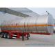 SUS304 2B Chemical Oil Tank Trailer 3 Axle 39000 L Milk Tanker Trailer