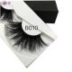 Private Label Natural Mink Eyelashes 3d / 25mm 3D Mink False Eyelashes