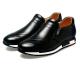 high quality black slip-up leather shoes cowhide sneakers brand name shoes lovers shoes designer sneakers BS-B7