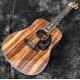 41 Inches 45D Model Real Abalone Koa Wood Electric Acoustic Guitar