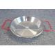 Wholesale modern luxury cooking frying pan set stainless steel seafood frying pot 24cm home use small paella pan