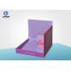 Eyelash Lipstick Cosmetic Countertop POS Foldable Cardboard Display
