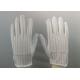 ESD PVC Dotted 	Anti Static Gloves Three Stitches Lines Design On Back