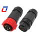 High Voltage 50A Cable Male Female Connector Waterproof With Push Locking
