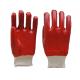 Fully Coated PVC Gloves, Smooth Finish, Knit Wrist