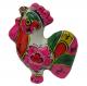 Colored Painting Chinese Zodiac Rooster